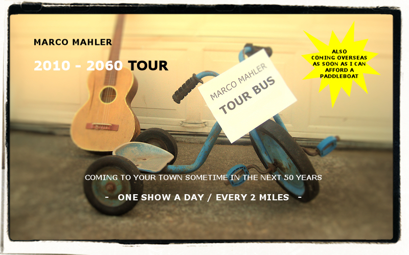 Marco Mahler - Tour Poster - Image