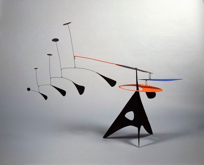 Image of Alexander Calder stabile standing mobile kinetic sculpture