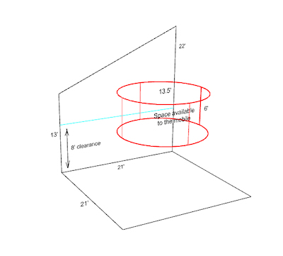 Custom Hanging Mobiles - Space Diagram Diagram - Custom Hanging Mobiles - Space