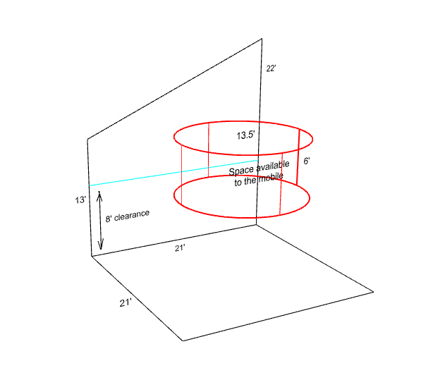 Diagram - Custom Hanging Mobiles - Space