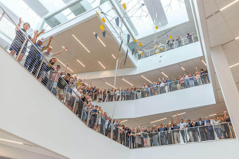 Photo of Hanging Atrium Art Installation Mobile Sculpture