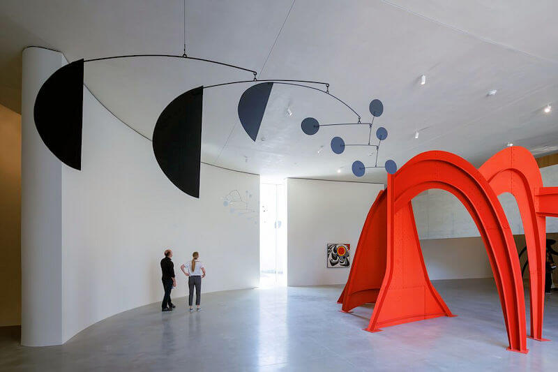 Photo of Large Calder Mobile Sculpture at Calder Gardens