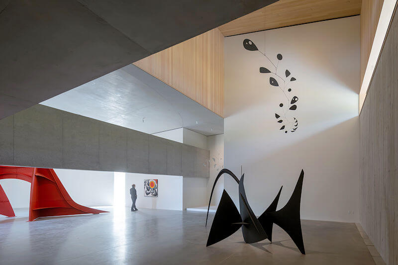 Photo of Large Calder Mobile Sculpture at Calder Gardens