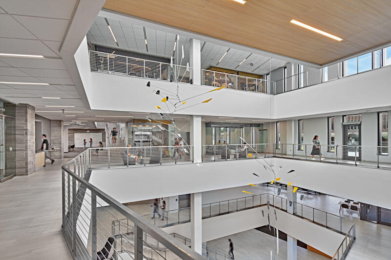 Photo of Large Hanging Art Installation Atrium