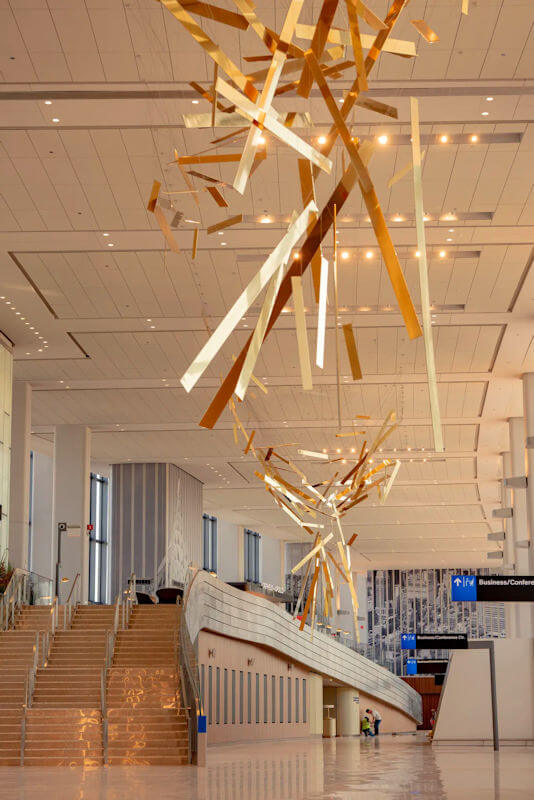Photo of Large Suspended Sculpture by Richard Lippold