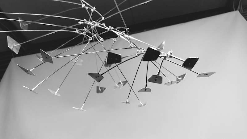 Photo of Three Dimensional Calder Wire Sculpture