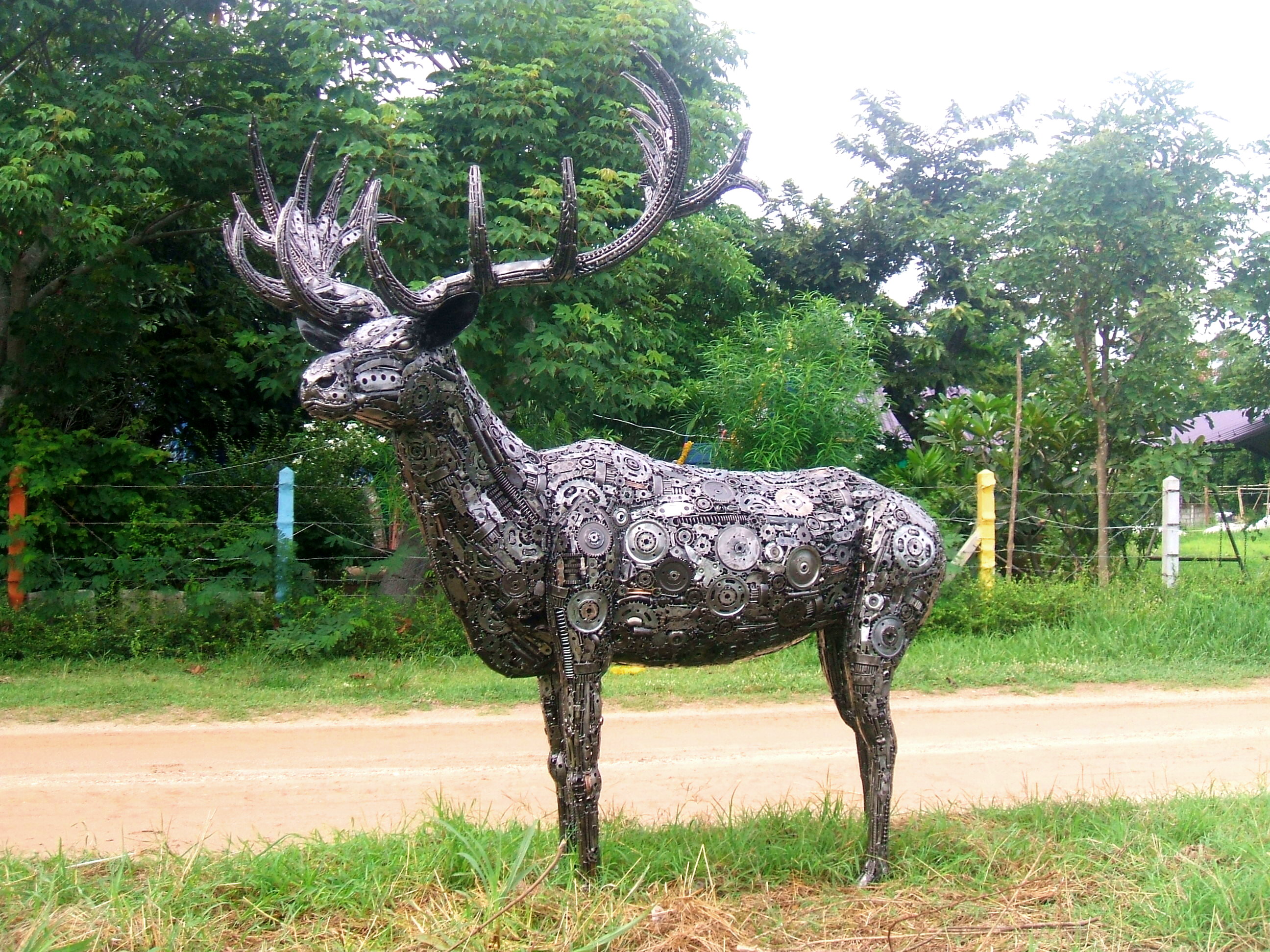 Custom Sculptures made from Recycled Metal by Tom ...