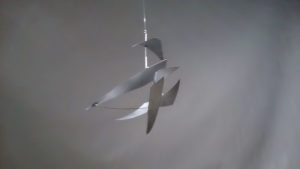 Hanging Sculpture Abstract Moving
